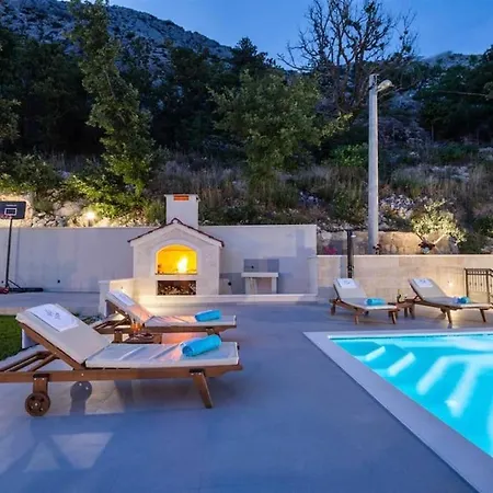 Luxury With Private Heated Pool ,near Split Villa Gornje Sitno